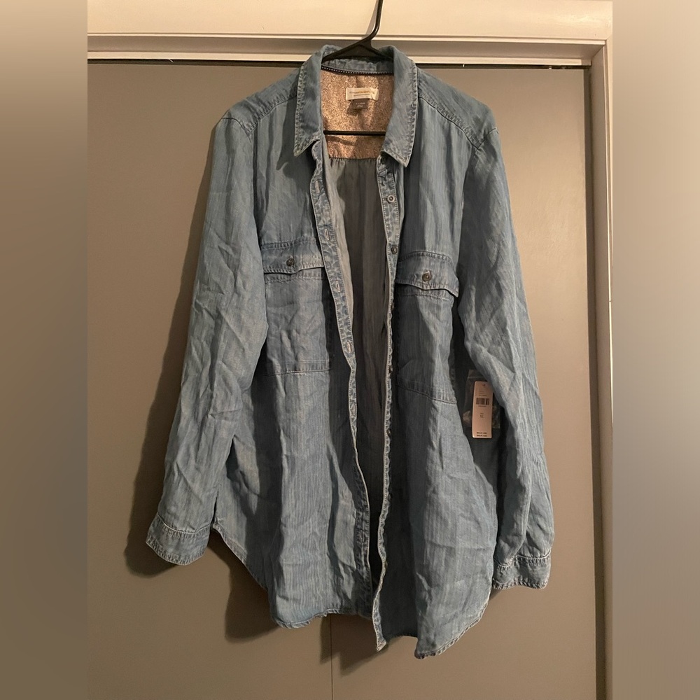 Pilcro Jean chambray shirt